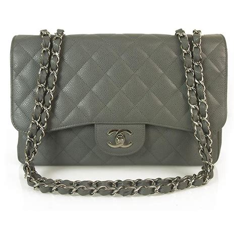 chanel grey pic|gray chanel bag.